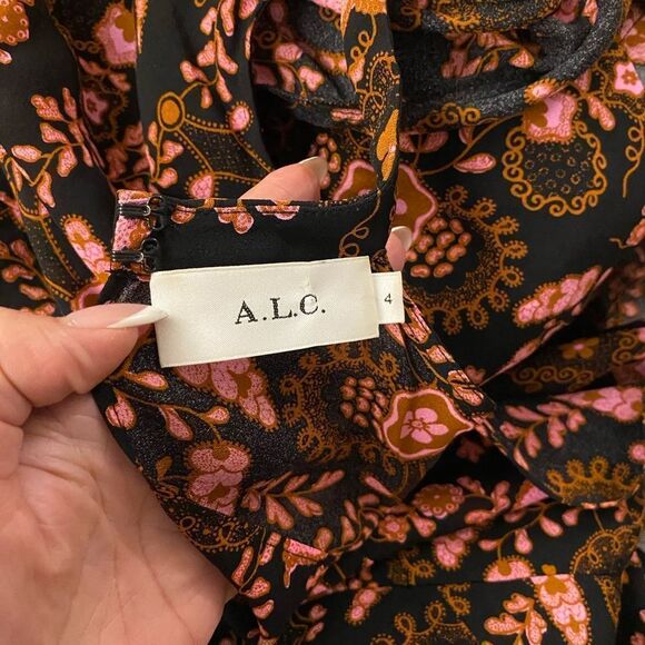 A.L.C. 100% silk dress, size 4 - Picture 14 of 15